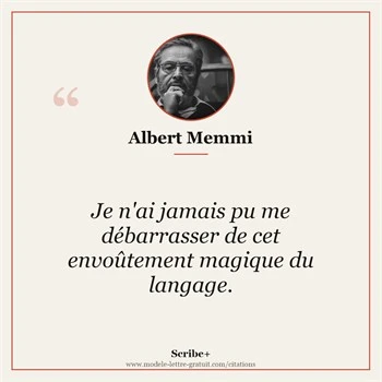 Citation Albert Memmi