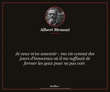 Citation de Albert Memmi