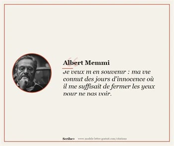 Citations Albert Memmi