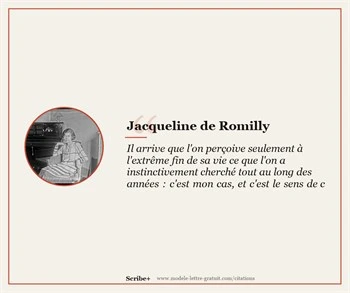 Citations Jacqueline de Romilly
