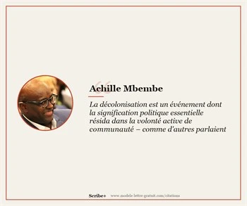 Citations Achille Mbembe