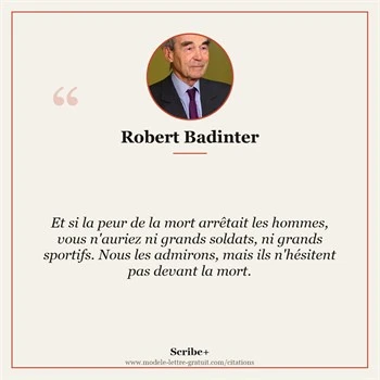 Citation Robert Badinter