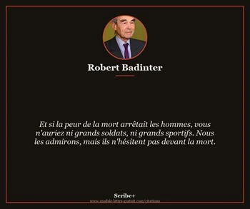 Citation de Robert Badinter