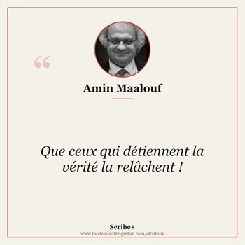 Citation Amin Maalouf
