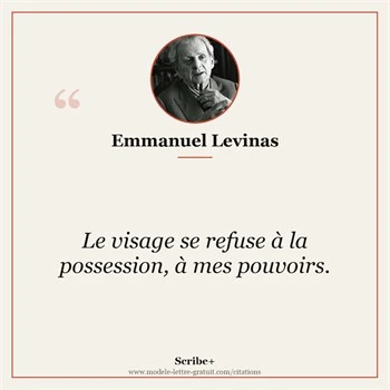 Citation Emmanuel Levinas