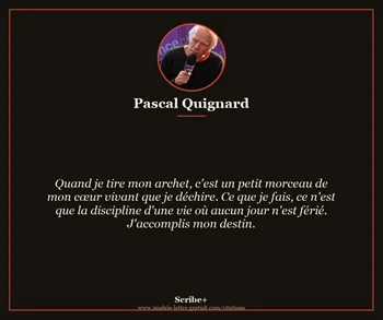 Citation de Pascal Quignard