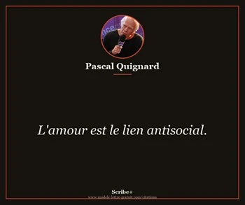 Citation de Pascal Quignard