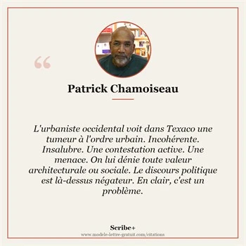 Citation Patrick Chamoiseau