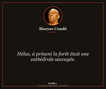 Citation de Maryse Condé