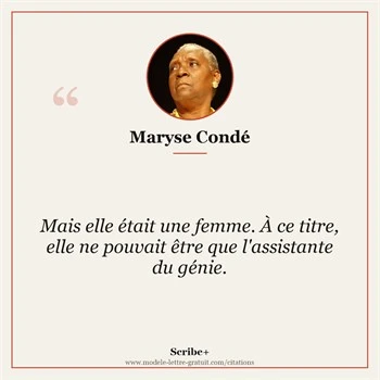 Citation Maryse Condé