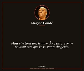 Citation de Maryse Condé