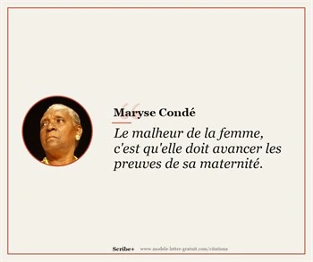 Citations Maryse Condé