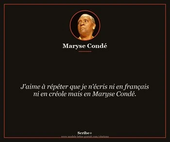 Citation de Maryse Condé