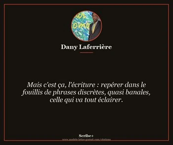 Citation de Dany Laferrière
