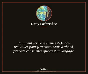 Citation de Dany Laferrière