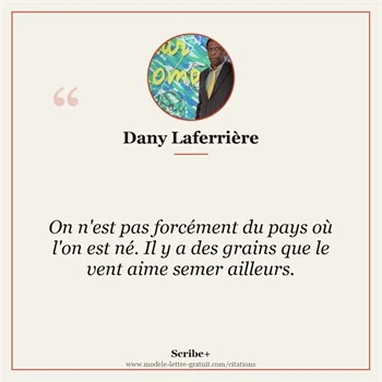 Citation Dany Laferrière