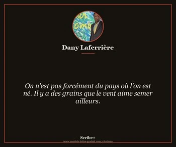 Citation de Dany Laferrière