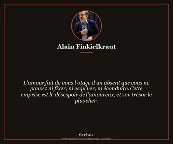 Citation de Alain Finkielkraut