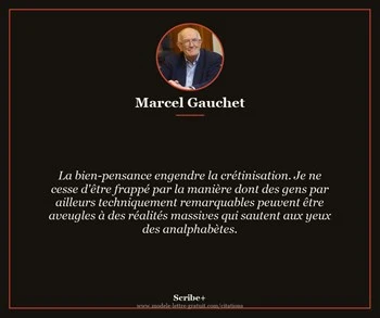 Citation de Marcel Gauchet