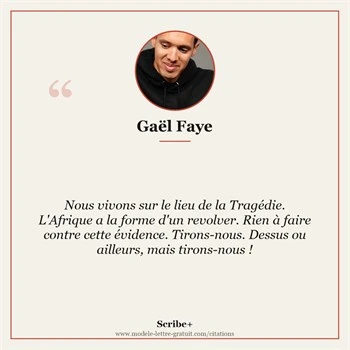 Citation Gaël Faye