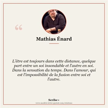 Citation Mathias Énard