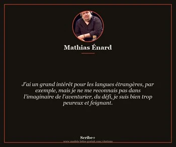 Citation de Mathias Énard