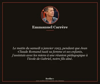 Citation de Emmanuel Carrère