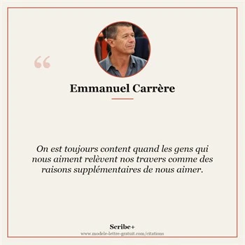 Citation Emmanuel Carrère