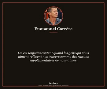 Citation de Emmanuel Carrère