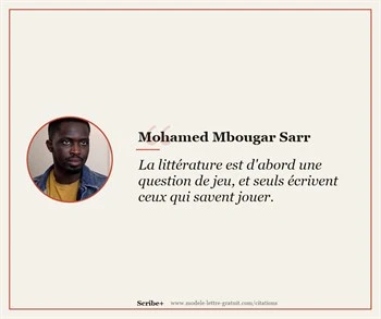 Citations Mohamed Mbougar Sarr