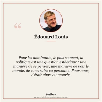 Citation Édouard Louis
