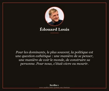 Citation de Édouard Louis