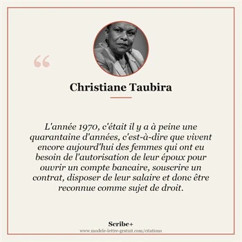 Citation Christiane Taubira