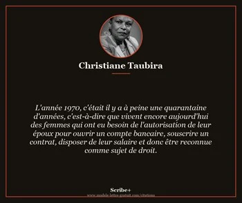 Citation de Christiane Taubira