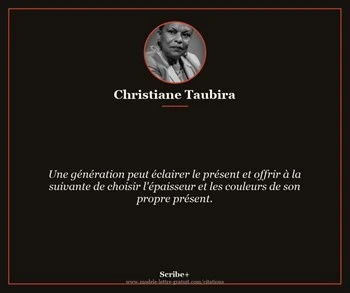 Citation de Christiane Taubira