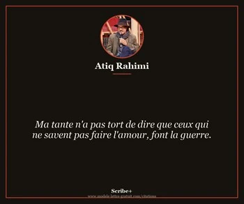 Citation de Atiq Rahimi