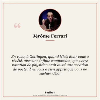 Citation Jérôme Ferrari