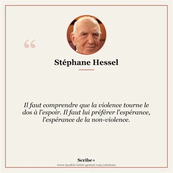 Citation Stéphane Hessel