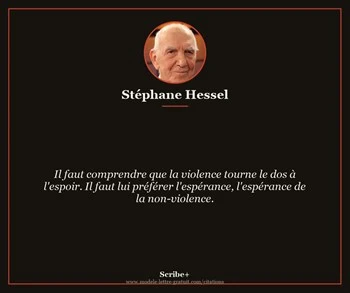 Citation de Stéphane Hessel