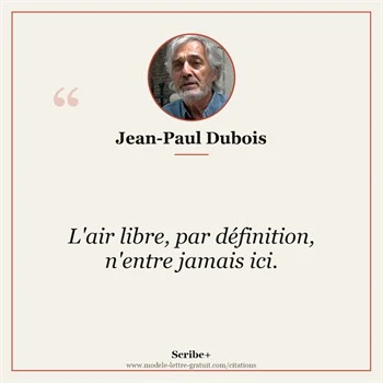 Citation Jean-Paul Dubois