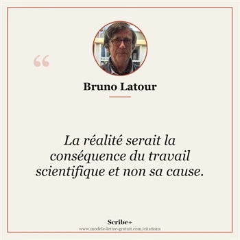 Citation Bruno Latour