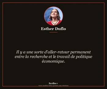 Citation de Esther Duflo