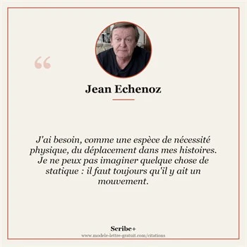 Citation Jean Echenoz