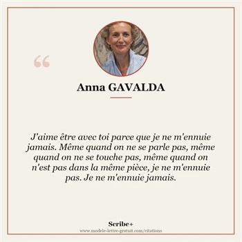 Citation Anna GAVALDA
