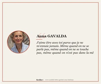 Citations Anna GAVALDA