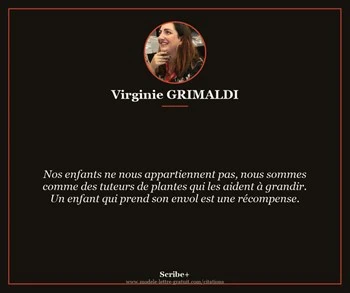 Citation de Virginie GRIMALDI