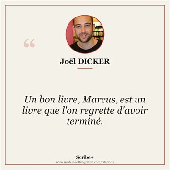 Citation Joël DICKER