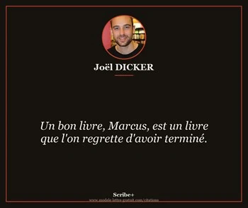 Citation de Joël DICKER