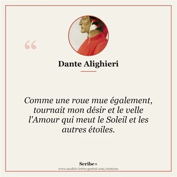 Citation Dante Alighieri