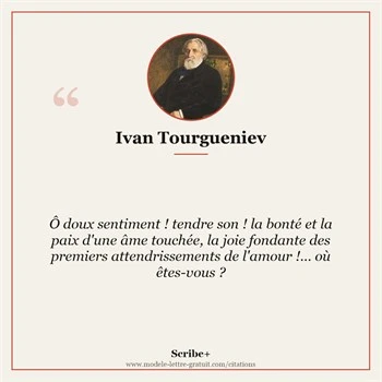 Citation Ivan Tourgueniev